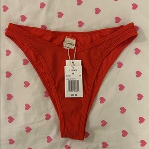 L*Space Bold Orange Bikini Bottom